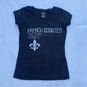 Blue 84 Charcoal gray French Quarter T-shirt size medium